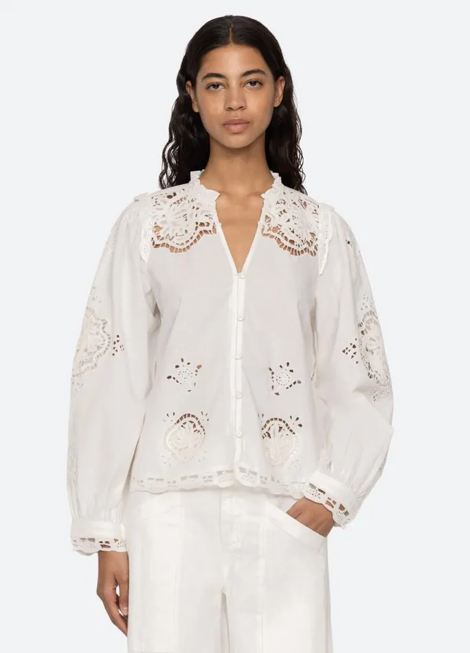 Sea New York Tops Women Edith Top White