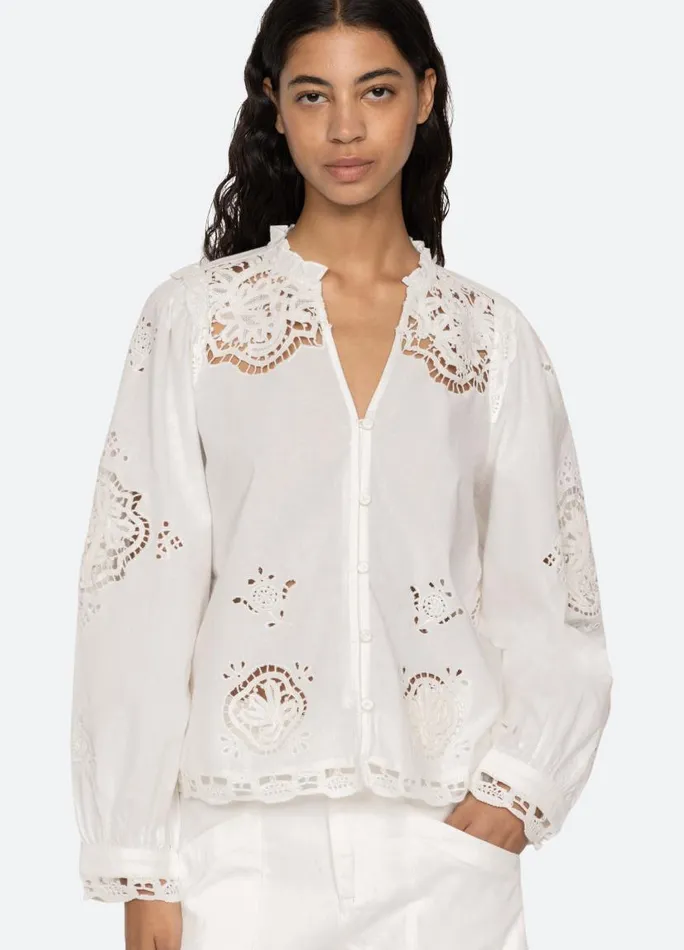Sea New York Tops Women Edith Top White