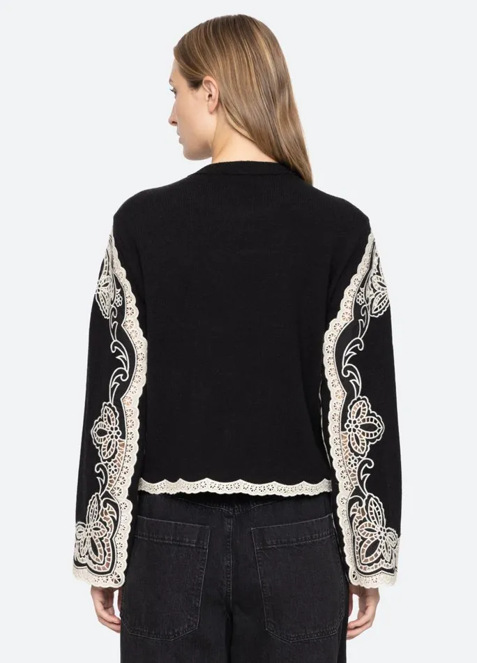Sea New York Tops Women Gianna Sweater Black
