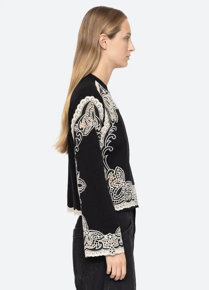 Sea New York Tops Women Gianna Sweater Black