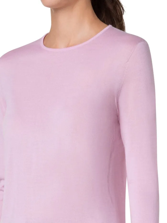 Seamless Cashmere Silk Knit Sweater Lotus Women Akris Cashmere