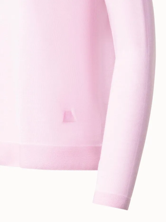 Seamless Cashmere Silk Knit Sweater Lotus Women Akris Cashmere
