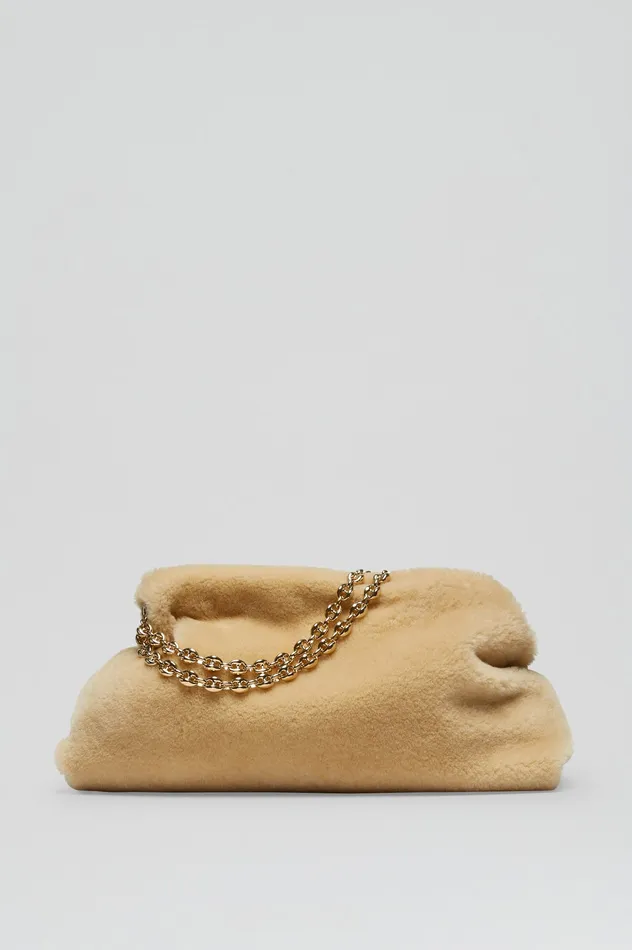 SHEARLING BAG GOLD Women Bags Scanlan Theodore