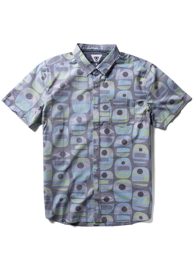 Shirts and Flannels Men Minds Eye Eco Ss Shirt Jade Vissla
