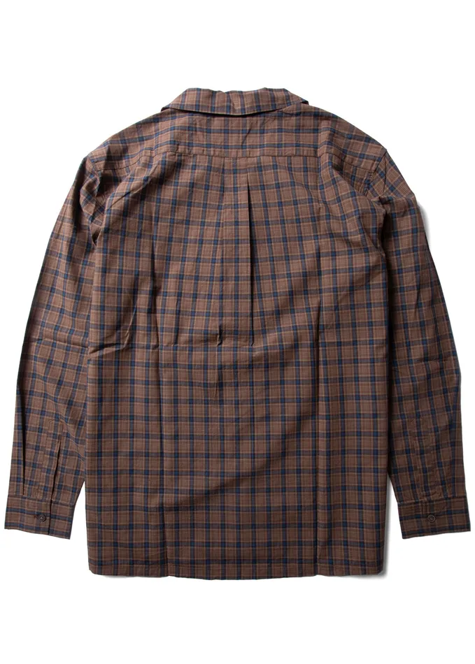Shirts and Flannels Men Undefined Lines Eco Ls Shirt Chocolate Vissla Shirts and Flannels Men Undefined Lines Eco Ls Shirt Chocolate Vissla