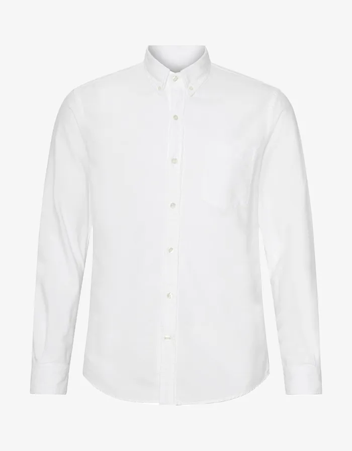 Shirts Colorfulstandard Men Organic Button Down Shirt 8211 Optical White