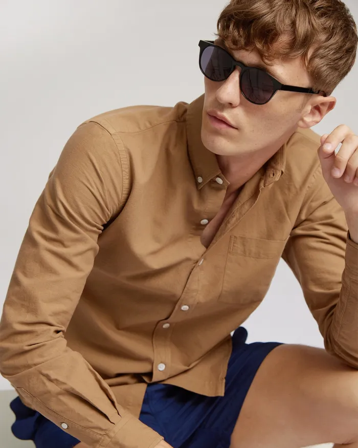 Shirts Colorfulstandard Men Organic Button Down Shirt 8211 Optical White