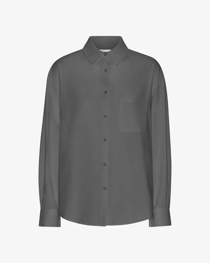 Shirts Colorfulstandard Women Organic Oversized Shirt 8211 Storm Grey