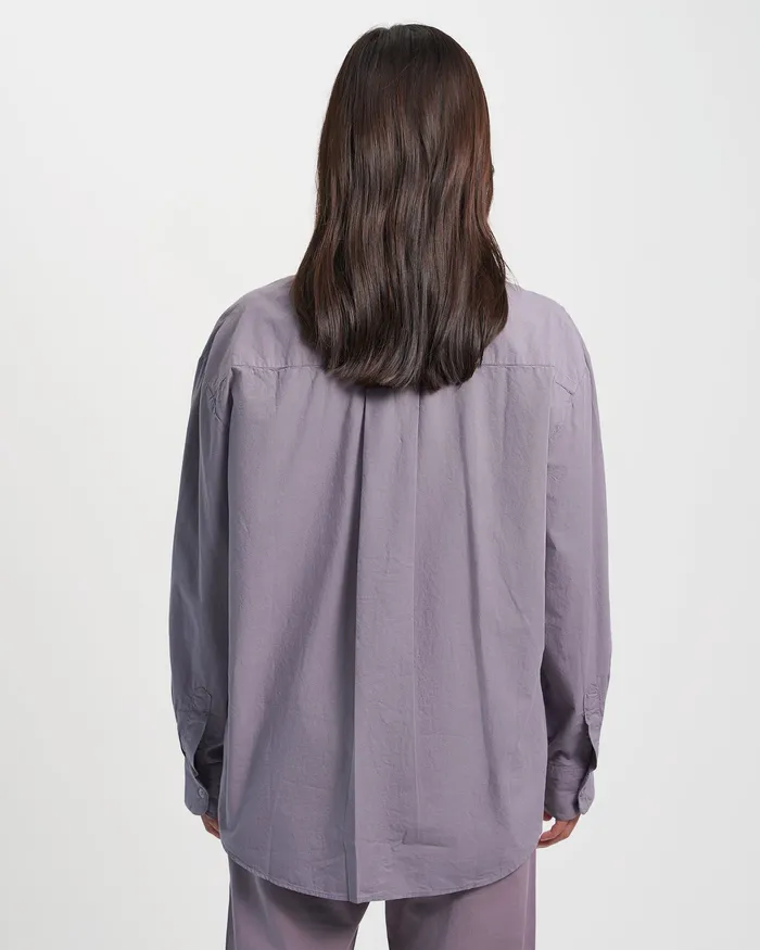 Shirts Colorfulstandard Women Organic Oversized Shirt 8211 Storm Grey