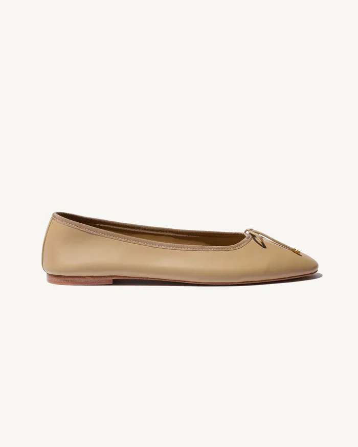 Shoes LEATHER BALLET FLAT Black Nili Lotan Women