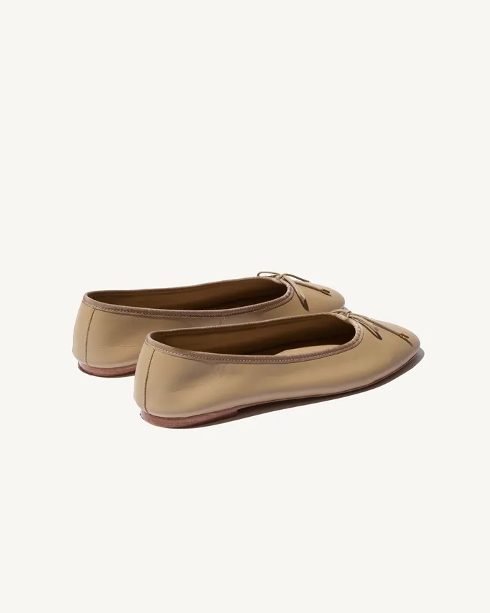 Shoes LEATHER BALLET FLAT Black Nili Lotan Women