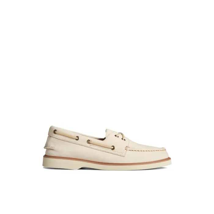 Shoes Men Sperry Authentic Original Double Sole Nubuck Boat Shoe Khaki