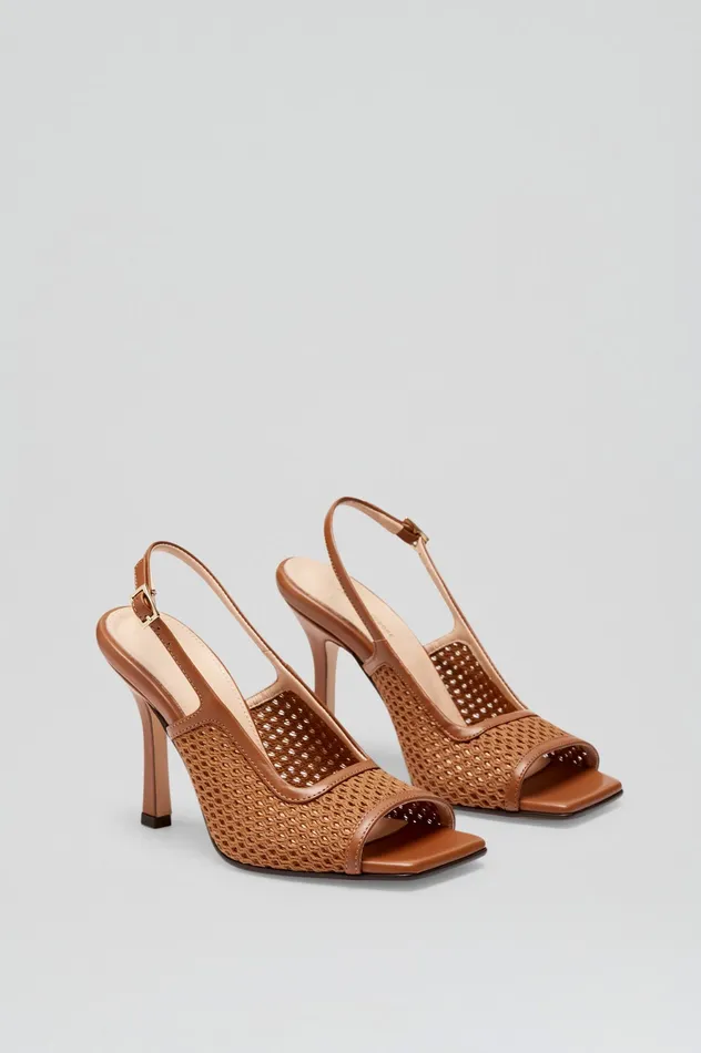 Shoes Women MESH SLINGBACK 95 TAN Scanlan Theodore