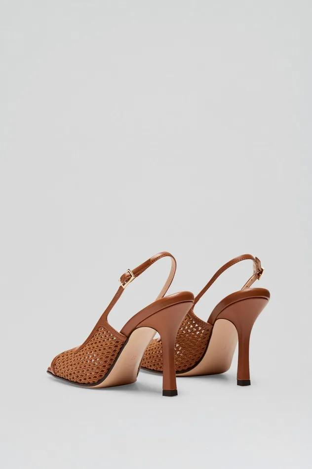 Shoes Women MESH SLINGBACK 95 TAN Scanlan Theodore