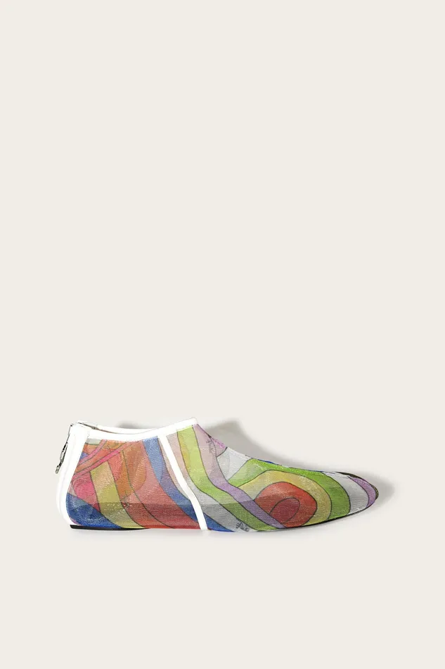 Shoes Women PUCCI IridePrint Mesh Flat Shoes