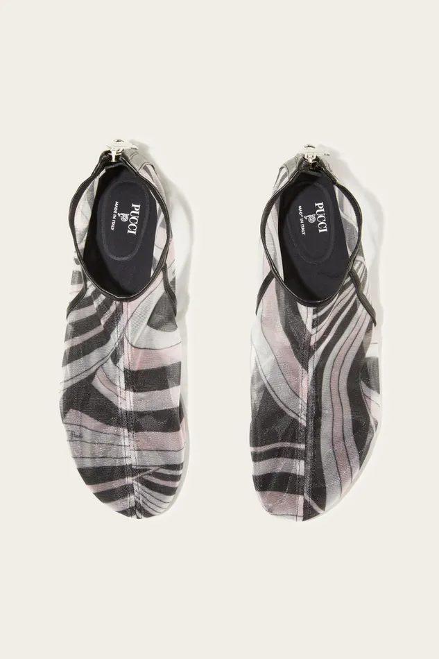Shoes Women PUCCI IridePrint Mesh Flat Shoes
