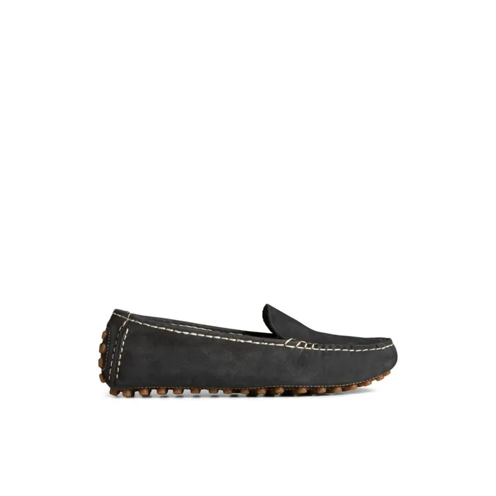 Shoes Women Sperry Port Driver Loafer Black