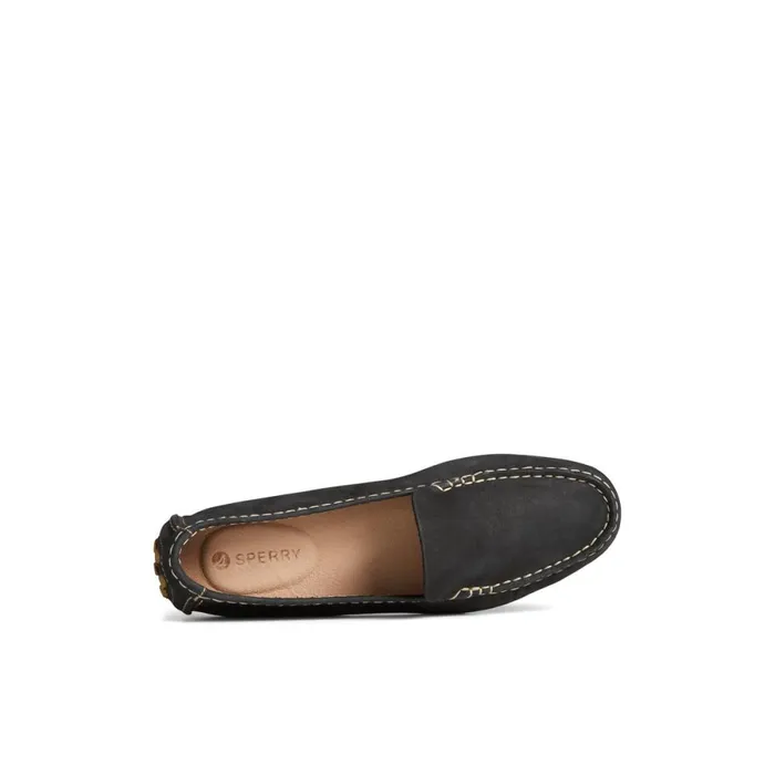Shoes Women Sperry Port Driver Loafer Black