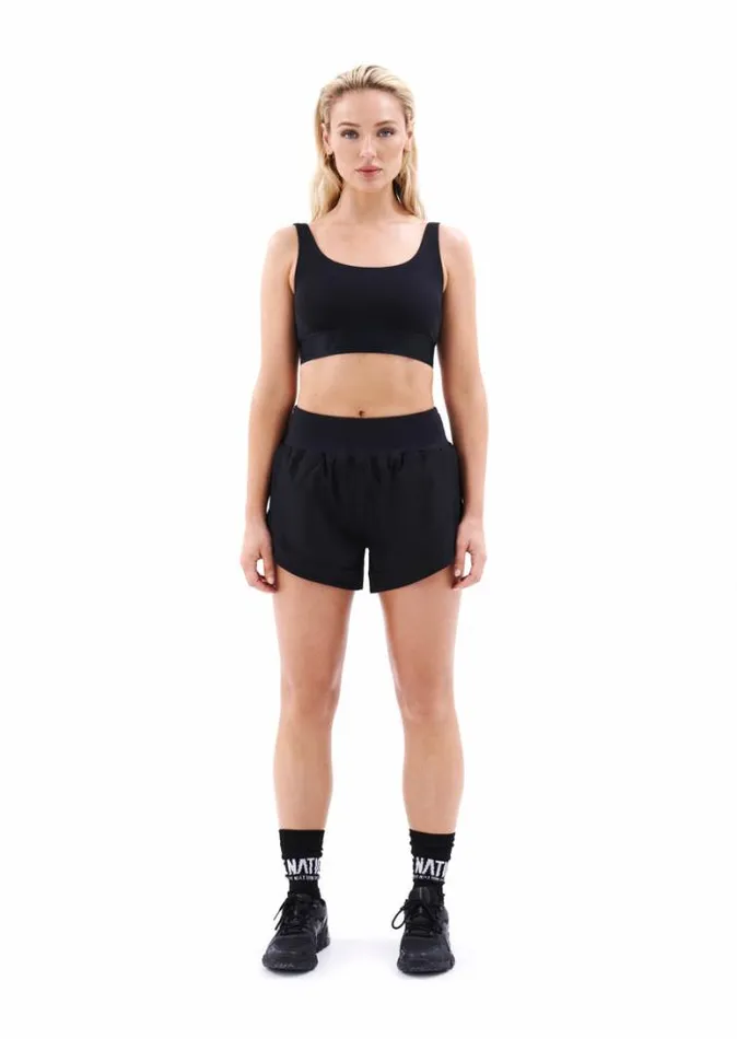 Shop AGILITY TEST SHORT IN BLACK PE Nation Shorts