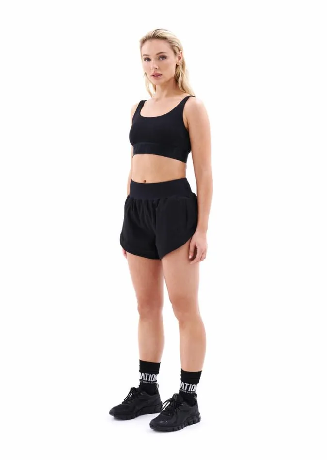 Shop AGILITY TEST SHORT IN BLACK PE Nation Shorts