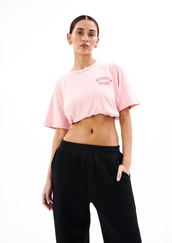 Shop BARKLEY TEE IN FLAMINGO PINK PE Nation Tees and Tanks