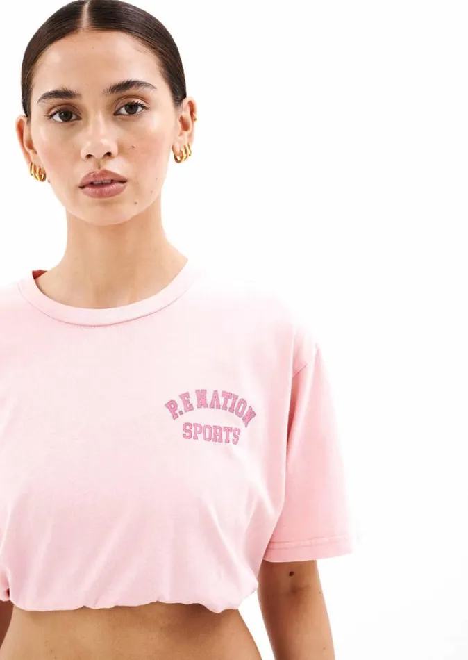 Shop BARKLEY TEE IN FLAMINGO PINK PE Nation Tees and Tanks