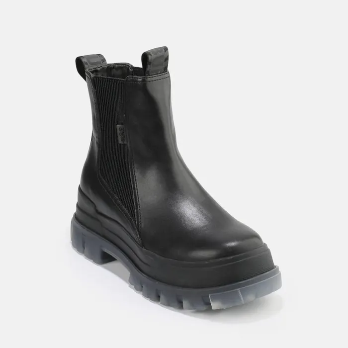 Shop Boots and AnkleBoots BUFFALO Aspha Chelsea Mid Black