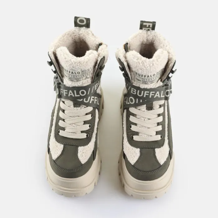 Shop Boots and AnkleBoots BUFFALO Aspha Com1 Warm Beige
