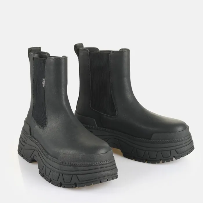 Shop Boots and AnkleBoots BUFFALO Fusion Chelsea Black