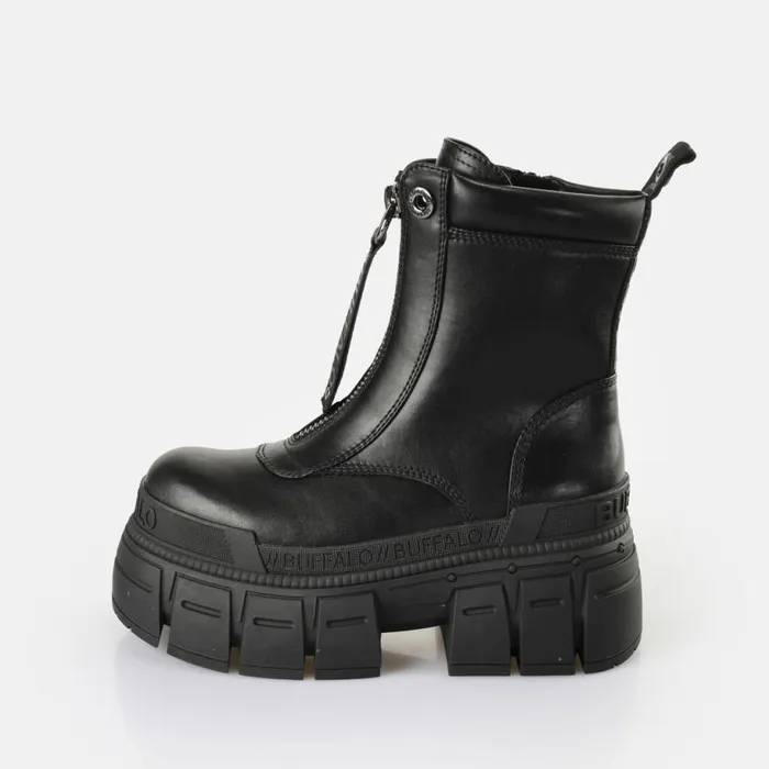 Shop Boots and AnkleBoots BUFFALO Gospher Zip Black