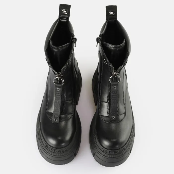Shop Boots and AnkleBoots BUFFALO Gospher Zip Black
