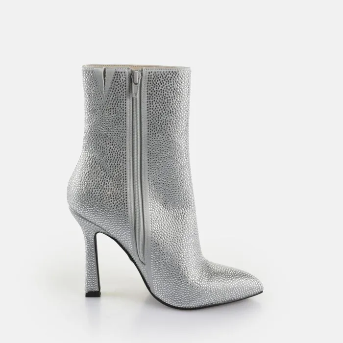 Shop Boots and AnkleBoots BUFFALO Linda Ankle Shine Silver