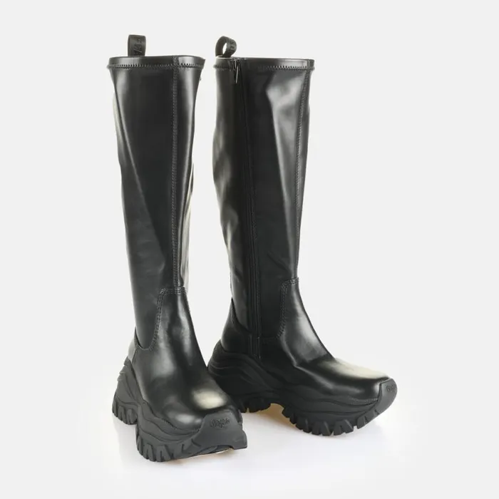 Shop Boots and AnkleBoots BUFFALO Lola Stretch Boot Hi Black