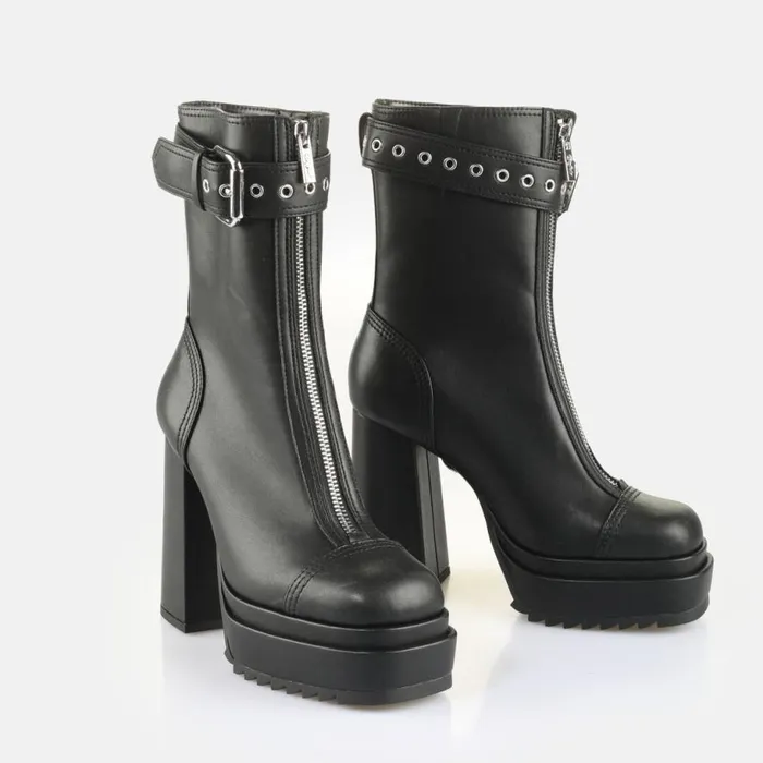 Shop Boots and AnkleBoots BUFFALO May W Zip Boot Black
