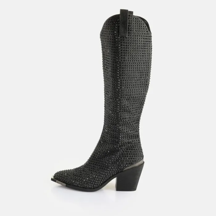 Shop Boots and AnkleBoots BUFFALO West Boot Hi Glam Black