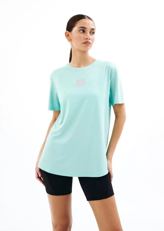 Shop CROSSOVER AIR FORM TEE IN AQUA PE Nation Tees and Tanks