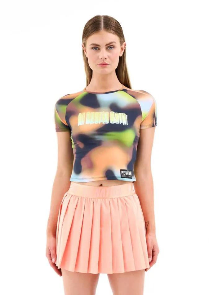 Shop CYPER TEE IN BLUR PRINT PE Nation Tees and Tanks