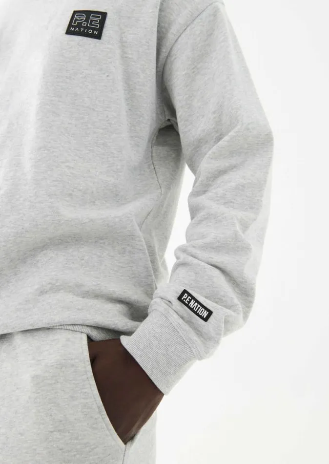 Shop FORTITUDE SWEAT IN GREY PE Nation Sweats