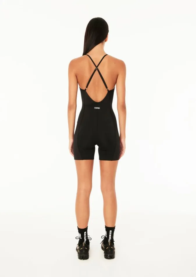 Shop FREESTYLE BODYSUIT IN BLACK PE Nation Dresses and Bodysuits