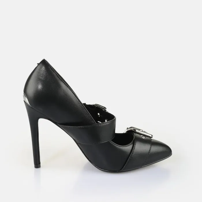 Shop Heels BUFFALO Juliet Pump Buckle Black