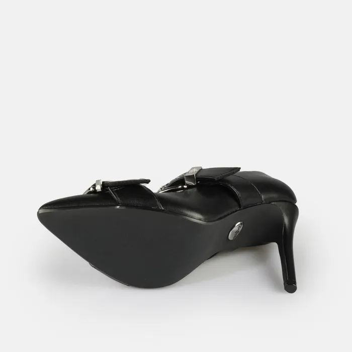 Shop Heels BUFFALO Juliet Pump Buckle Black
