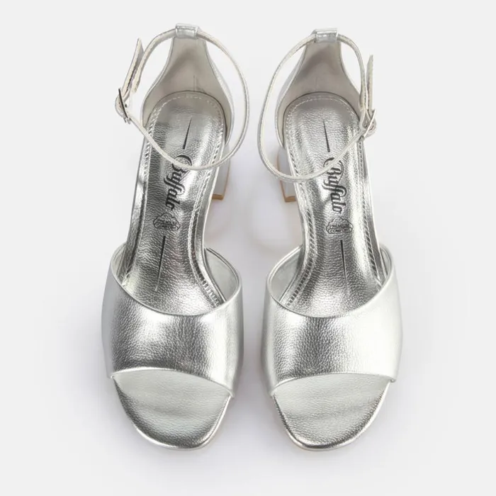 Shop Heels BUFFALO Lilly Neat Silver