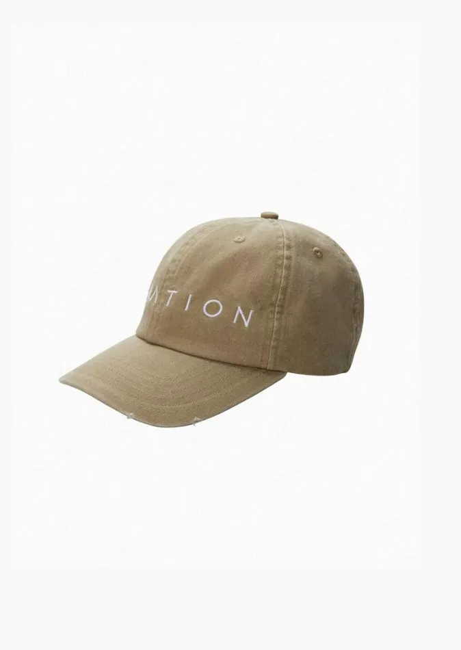 Shop IMMERSION CAP IN PALE KHAKI PE Nation Headwear
