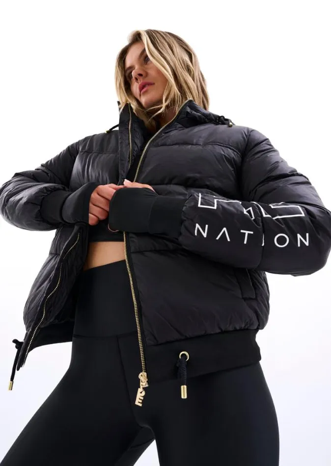 Shop INFINITE JACKET IN BLACK PE Nation Jackets
