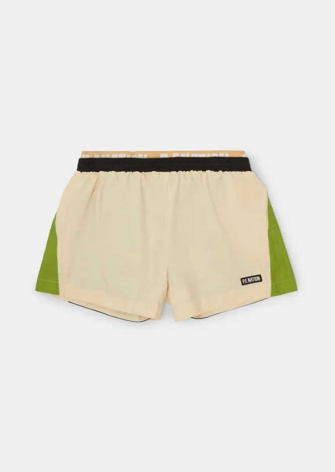 Shop INITIALISE SHORT IN PEARLED IVORY PE Nation Shorts