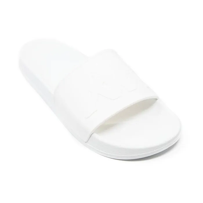 Shop Kappa Footwear Authentic Caius 2 Slides White