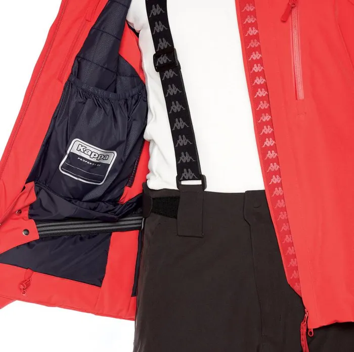 Shop Kappa Tops 6Cento 611P US Ski Jacket Red
