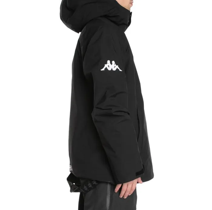 Shop Kappa Tops 6Cento 644S Anorak Jacket Black