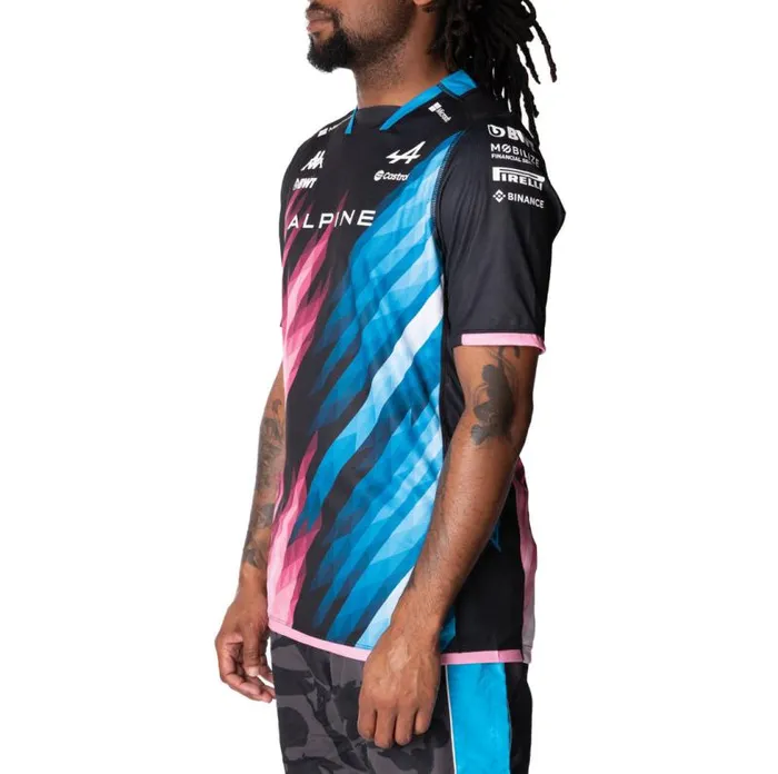 Shop Kappa Tops Kombat Gasly Alpine F1 Jersey Blue Dresden