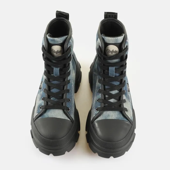 Shop Lace Up Shoes BUFFALO Cade Lace Up Hi Blue